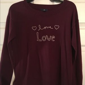 Gap maroon sweater